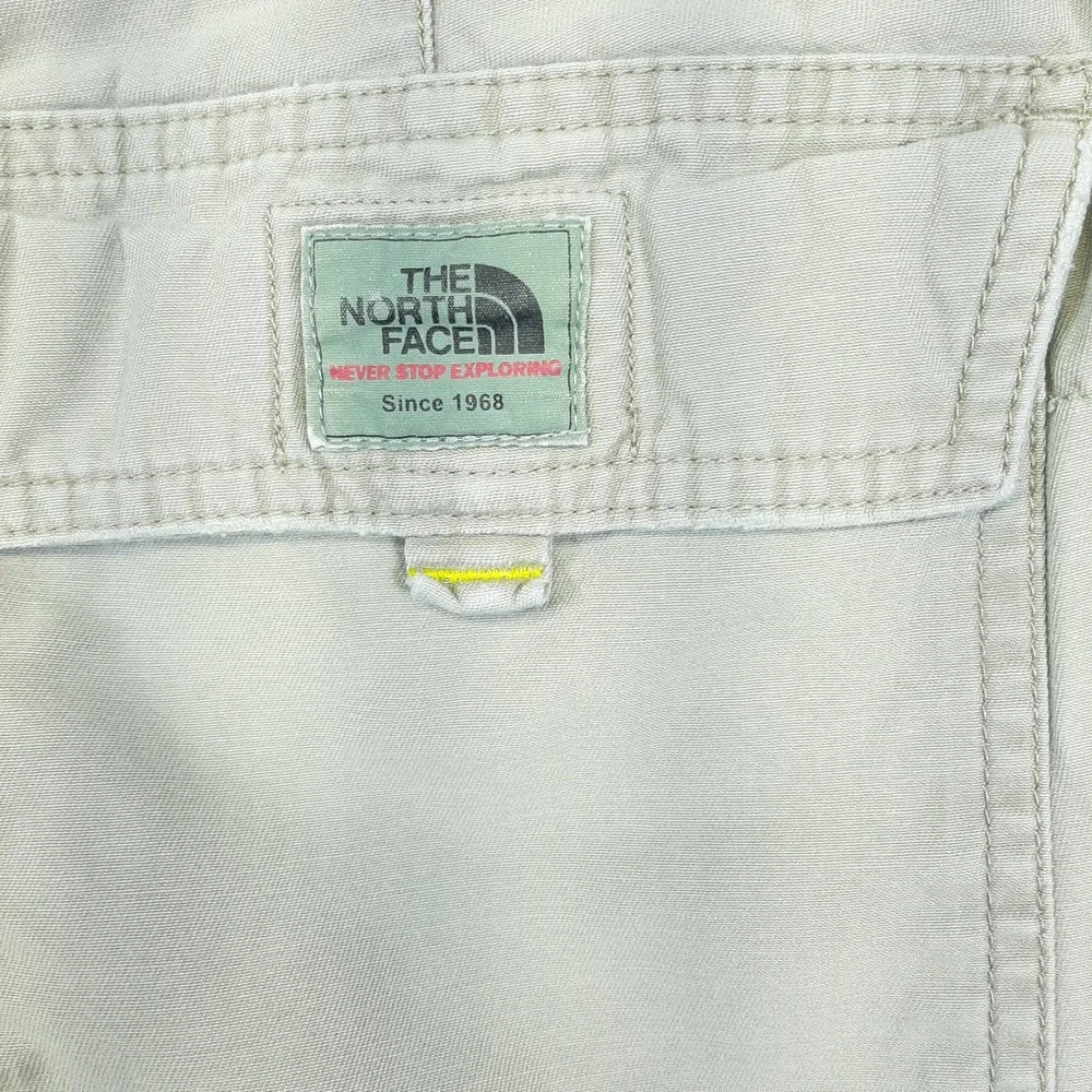 The North Face Cargo Shorts A-Series AYM4 34 Khaki Beige Mens Hiking Cotton